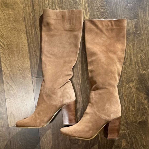 Michael Kors Leigh Suede Knee High Boots Size: 10 - Picture 5 of 16